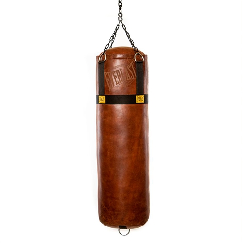 Everlast 1910 boxningssäck - 45 kg (vintagebrun)